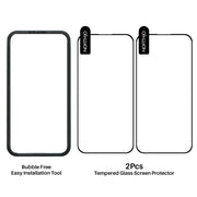 For iPhone 16 NORTHJO 2pcs A++ Tempered Glass Film with Installation Frame