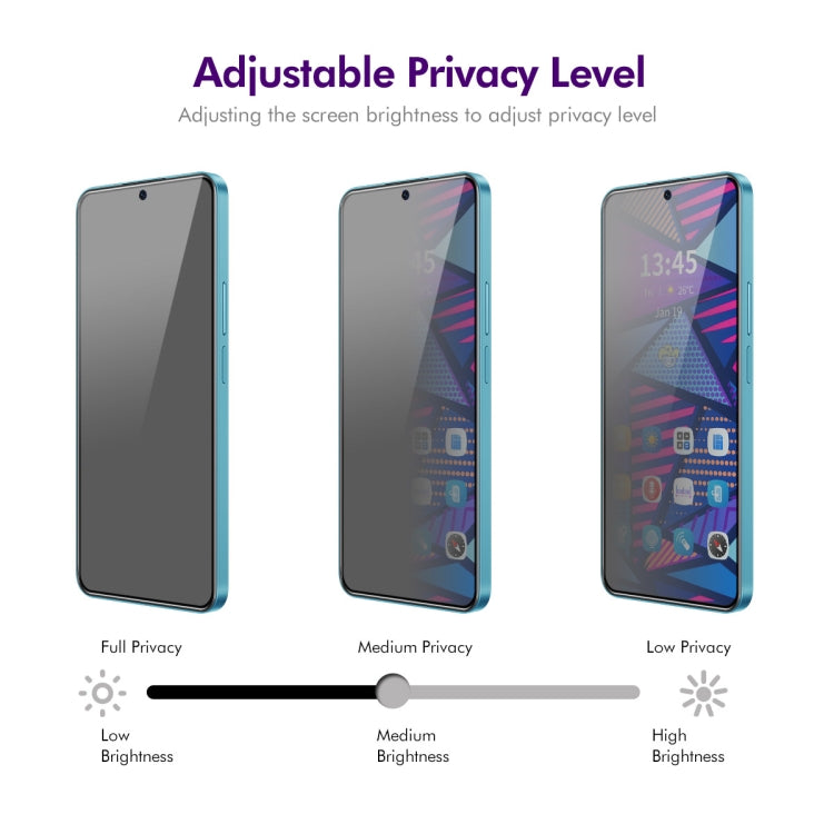 For OPPO Reno11 F / F25 Pro ENKAY Hat-Prince 28 Degree Anti-peeping Privacy Silk Print Tempered Glass Film