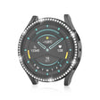 For Samsung Galaxy Watch 7 40mm Single Diamond Hollow PC Watch Protective Case(Black) - Watch Cases by PMC TechLife | Online Shopping South Africa | PMC TechLife | Buy Now Pay Later Mobicred