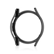 For Samsung Galaxy Watch 7 40mm Single Diamond Hollow PC Watch Protective Case(Black)
