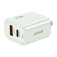 ENKAY FC-001 45W USB-A + USB-C / Type-C Dual Ports Quick Charger, US Plug(Light Green) - free shipping - PMC Jewellery - Order now!