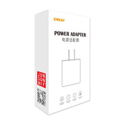 ENKAY FC-001 45W USB-A + USB-C / Type-C Dual Ports Quick Charger, US Plug(White)