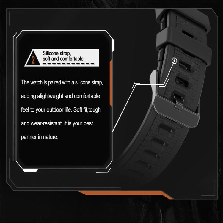 KC86 1.43 inch Color Screen Smart Watch, Support Bluetooth Call / Health Monitoring(Orange) - free shipping - PMC TechLife - Order now!