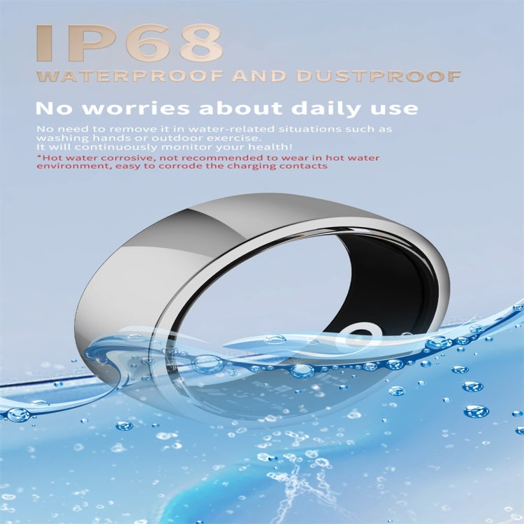 R09M SIZE 18 Smart Ring, Support Health Monitoring / Care For Families(Black) - free shipping - PMC TechLife - Order now!