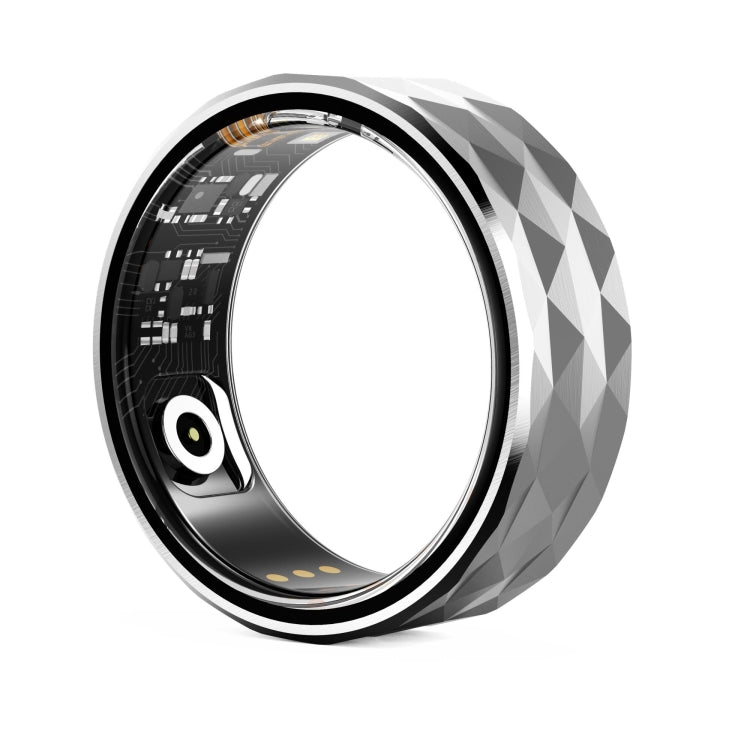 R12M SIZE 18 Smart Ring, Support Health Monitoring / Multiple Exercise Modes(Silver) - free shipping - PMC TechLife - Order now!