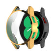 For Samsung Galaxy Watch FE 40mm Full Coverage TPU Electroplated Watch Protective Case(Gold) - Watch Cases by PMC TechLife | Online Shopping South Africa | PMC TechLife | Buy Now Pay Later Mobicred