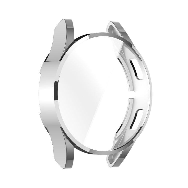 For Samsung Galaxy Watch FE 40mm Full Coverage TPU Electroplated Watch Protective Case(Sliver) - Watch Cases by PMC TechLife | Online Shopping South Africa | PMC TechLife | Buy Now Pay Later Mobicred