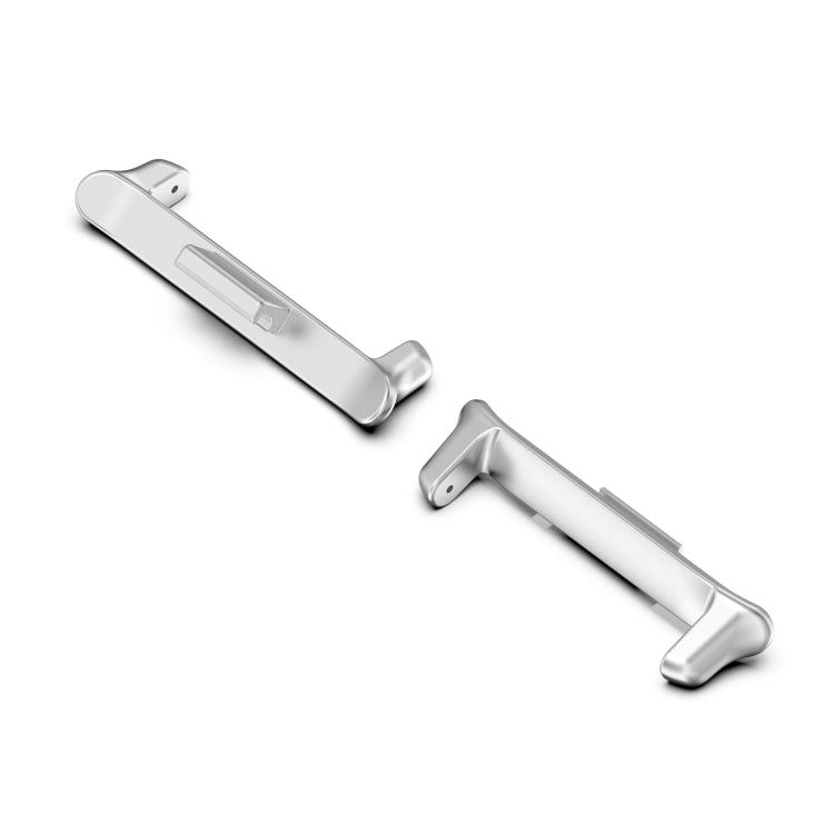 For vivo Watch GT 22mm 1 Pair Metal Watch Band Connector(Silver)