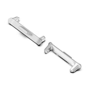 For vivo Watch GT 22mm 1 Pair Metal Watch Band Connector(Silver)