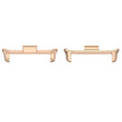 For vivo Watch GT 22mm 1 Pair Metal Watch Band Connector(Rose Gold) - free shipping - PMc TechLife - Order now!