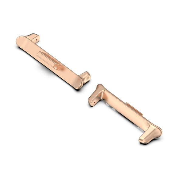 For vivo Watch GT 22mm 1 Pair Metal Watch Band Connector(Rose Gold)