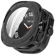 For Samsung Galaxy Watch Ultra 47mm PC+Tempered Film Integrated Waterproof Watch Protective Case(Black) - Watch Cases by PMC TechLife | Online Shopping South Africa | PMC TechLife | Buy Now Pay Later Mobicred