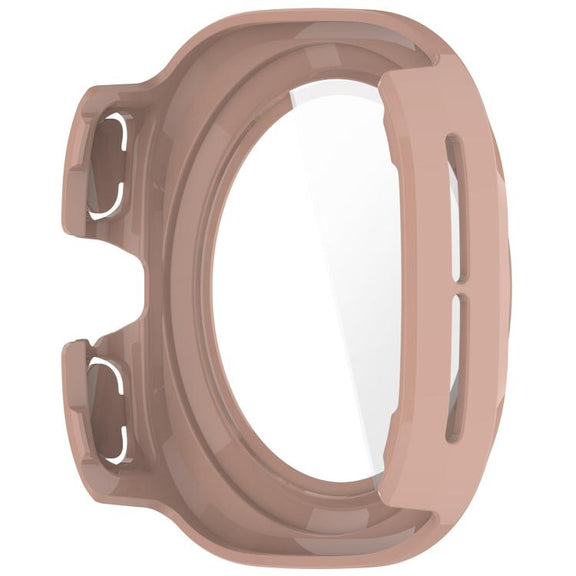 For Samsung Galaxy Watch Ultra 47mm PC+Tempered Film Integrated Water-resistant Watch Protective Case(Pink)