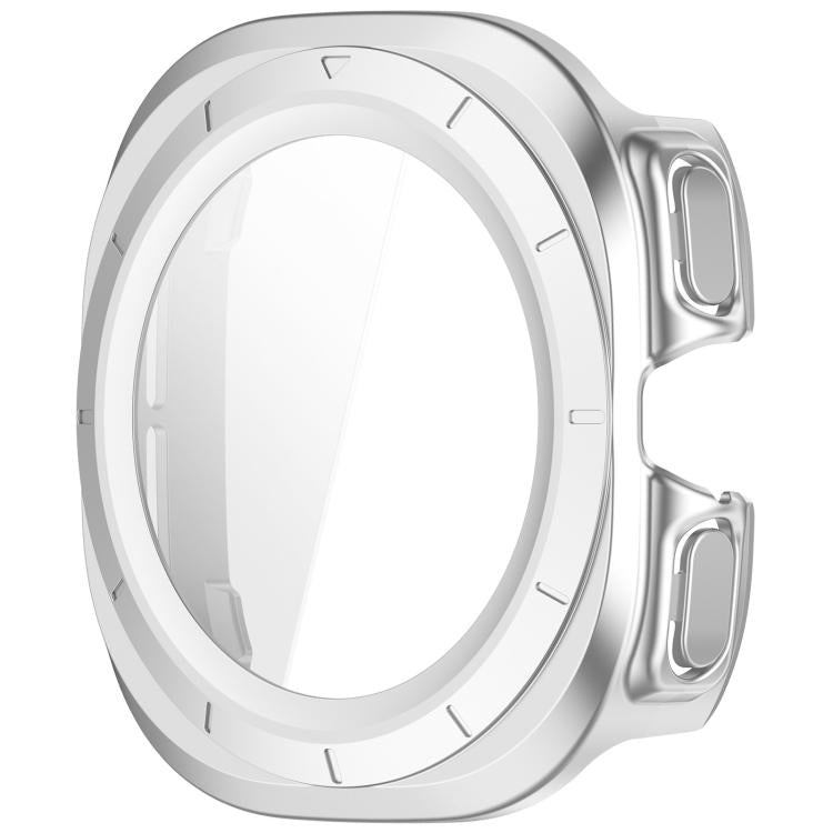 For Samsung Galaxy Watch Ultra 47mm Tempered Film Integrated Waterproof PC Watch Protective Case(Silver) - free shipping - PMC TechLife - Order now!