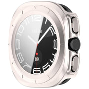 For Samsung Galaxy Watch Ultra 47mm PC+Tempered Film Integrated Water-resistant Watch Protective Case(Starlight)