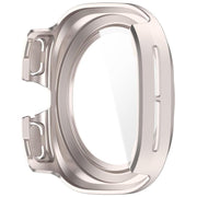 For Samsung Galaxy Watch Ultra 47mm PC+Tempered Film Integrated Water-resistant Watch Protective Case(Starlight)
