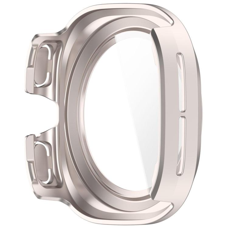 For Samsung Galaxy Watch Ultra 47mm PC+Tempered Film Integrated Water-resistant Watch Protective Case(Starlight)