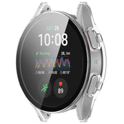 For Samsung Galaxy Watch 7 44mm PC+Tempered Film Integrated Water-resistant Watch Protective Case(Transparent)