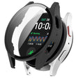 For Samsung Galaxy Watch 7 44mm PC+Tempered Film Integrated Waterproof Watch Protective Case(Matte Black) - Watch Cases by PMC TechLife | Online Shopping South Africa | PMC TechLife | Buy Now Pay Later Mobicred