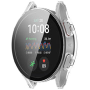 For Samsung Galaxy Watch 7 40mm Tempered Film Integrated Water-resistant PC Watch Protective Cover(Transparent)