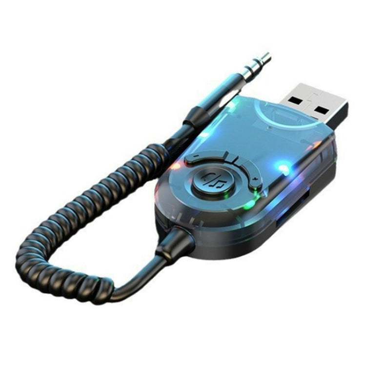 W9 Car Bluetooth Music Receiver USB Bluetooth 5.3 Adapter Wireless Audio Receiver - Bluetooth Car Kits by PMC TechLife | Online Shopping South Africa | PMC TechLife | Buy Now Pay Later Mobicred