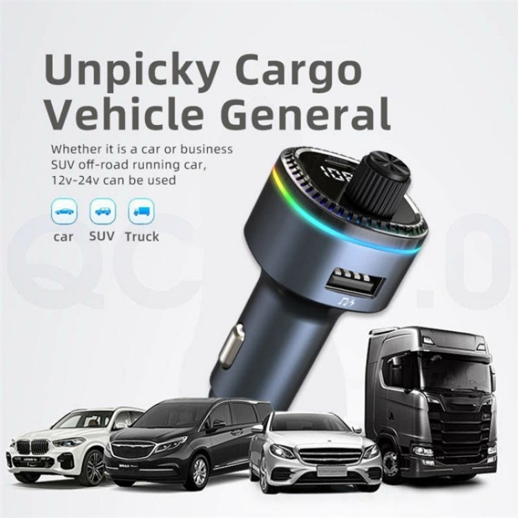 C58 Car MP3 Music Player Type-C + USB Car Charger Bluetooth Adapter FM Transmitter - Car Charger by PMC TechLife | Online Shopping South Africa | PMC TechLife | Buy Now Pay Later Mobicred