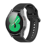 For Samsung Galaxy Watch FE 40mm PC + Tempered Glass Film Integrated Watch Protective Case(Transparent)
