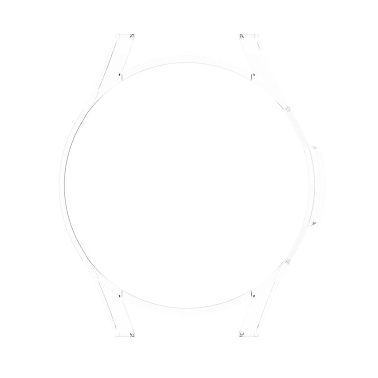For Samsung Galaxy Watch FE 40mm Half Pack Hollow PC Watch Protective Case(Transparent) - Watch Cases by PMC TechLife | Online Shopping South Africa | PMC TechLife | Buy Now Pay Later Mobicred
