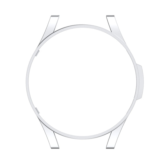 For Samsung Galaxy Watch FE 40mm Half Pack Hollow PC Watch Protective Case(Silver)