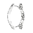 For Samsung Galaxy Watch FE 40mm Half Pack Hollow PC Watch Protective Case(White Hair Leopard) - Watch Cases by PMC TechLife | Online Shopping South Africa | PMC TechLife | Buy Now Pay Later Mobicred