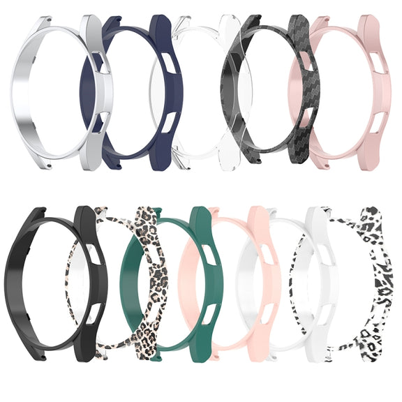 For Samsung Galaxy Watch FE 40mm Half Pack Hollow PC Watch Protective Case(Midnight Blue)