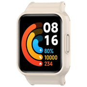 For Redmi Watch 4 Half Pack PC Watch Protective Case(Creamy White)