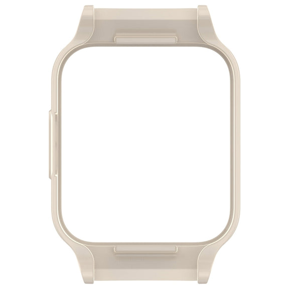 For Redmi Watch 4 Half Pack PC Watch Protective Case(Creamy White)