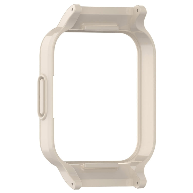For Redmi Watch 3 Active Half Pack PC Watch Protective Case(Creamy White)