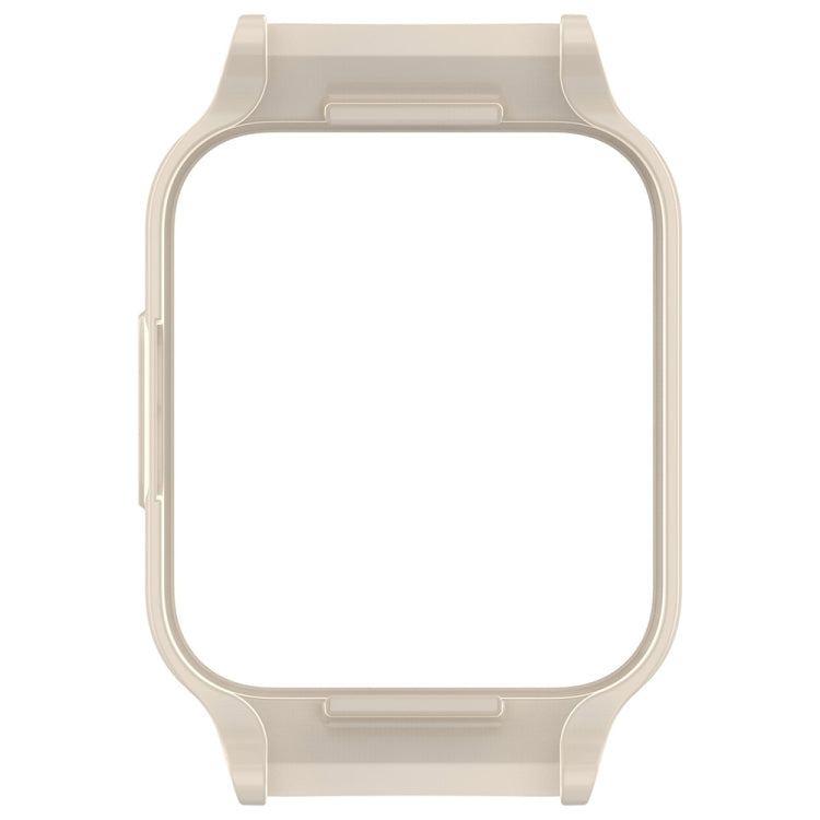 For Redmi Watch 3 Active Half Pack PC Watch Protective Case(Creamy White)