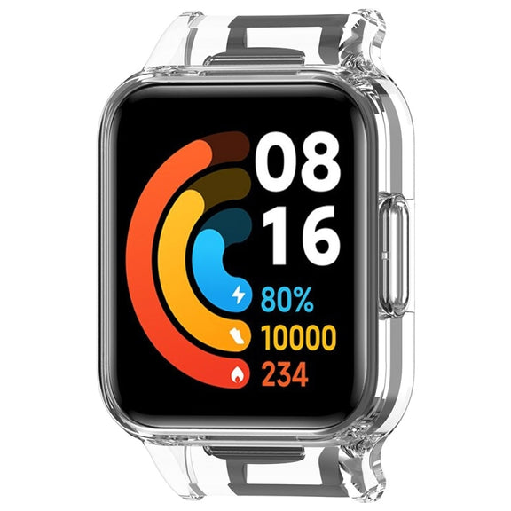 For Redmi Watch 3 Active Half Pack PC Watch Protective Case(Transparent)