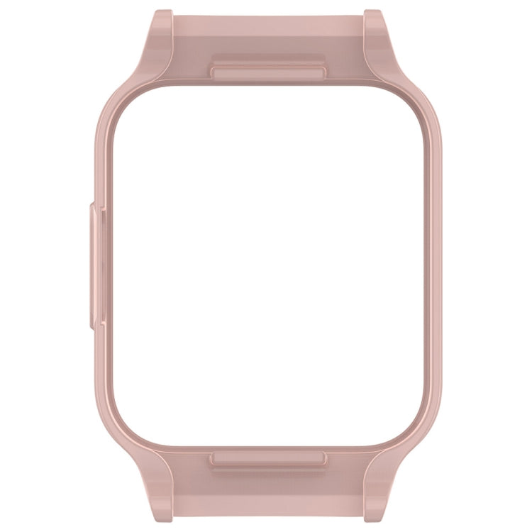 For Redmi Watch 3 Half Pack PC Watch Protective Case(Pink)
