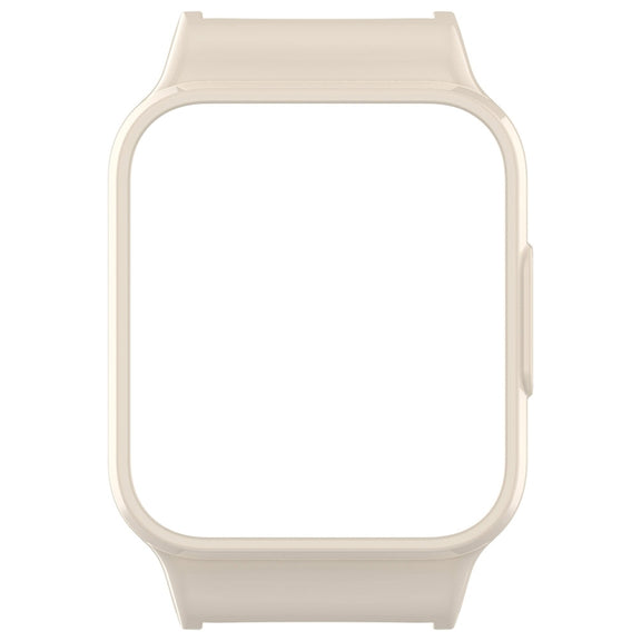 For Redmi Watch 3 Half Pack PC Watch Protective Case(Creamy White)