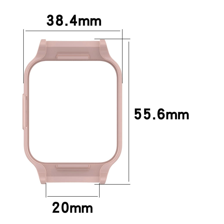 For Redmi Watch 3 Active Half Pack PC Watch Protective Case(Transparent)