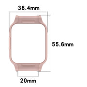 For Redmi Watch 2 Half Pack PC Watch Protective Case(Black)