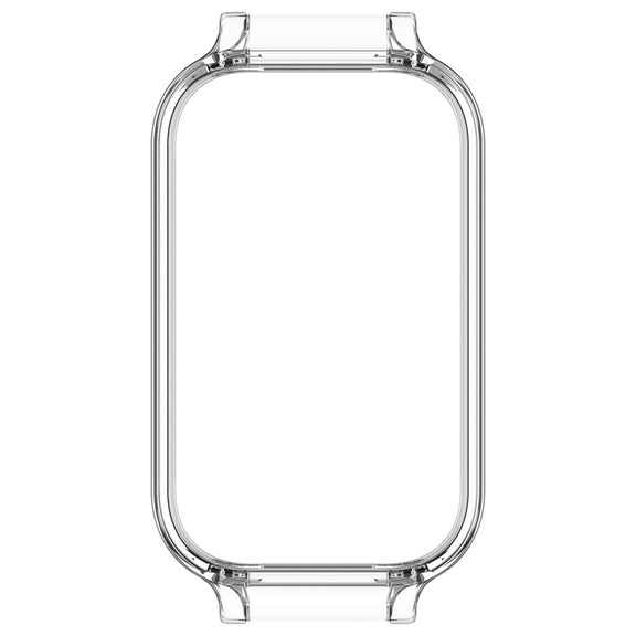 For Redmi Band 2 Half Pack PC Watch Protective Case(Transparent White)