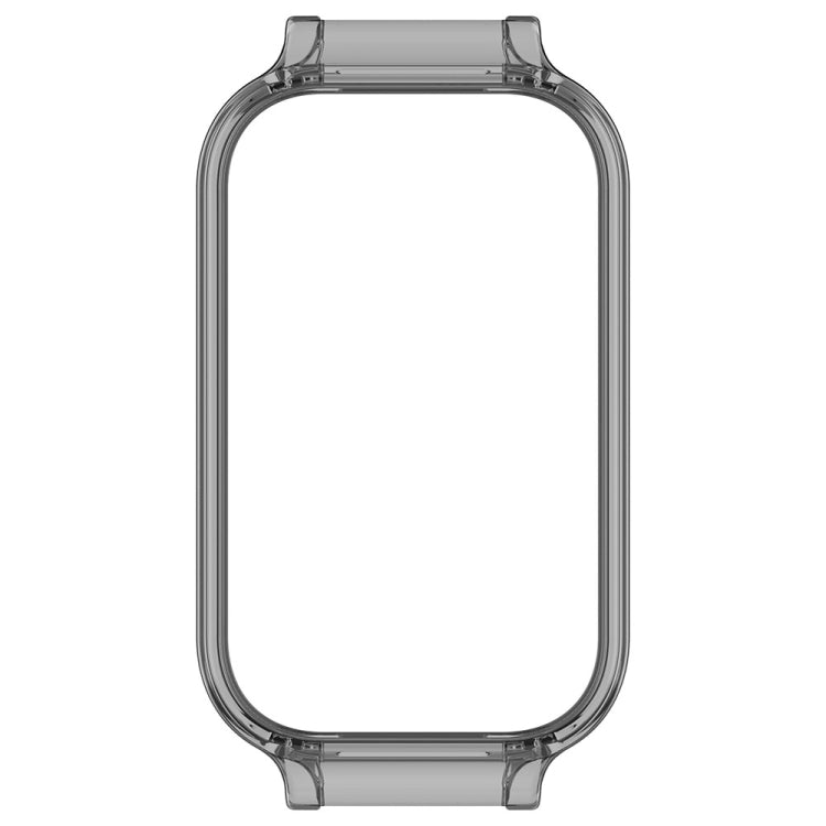 For Redmi Band 2 Half Pack PC Watch Protective Case(Transparent Black)