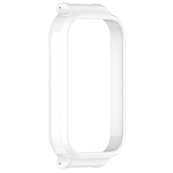 For Xiaomi Smart Band 8 Active Half Pack PC Watch Protective Case(White)