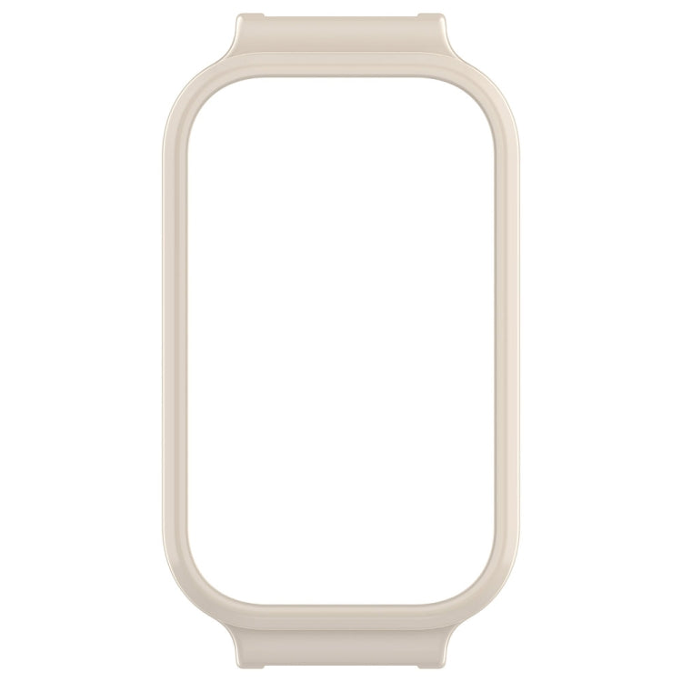 For Xiaomi Smart Band 8 Active Half Pack PC Watch Protective Case(Creamy White)