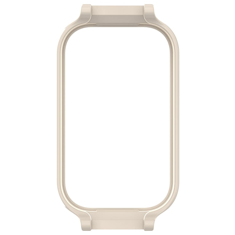 For Xiaomi Smart Band 8 Active Half Pack PC Watch Protective Case(Creamy White)