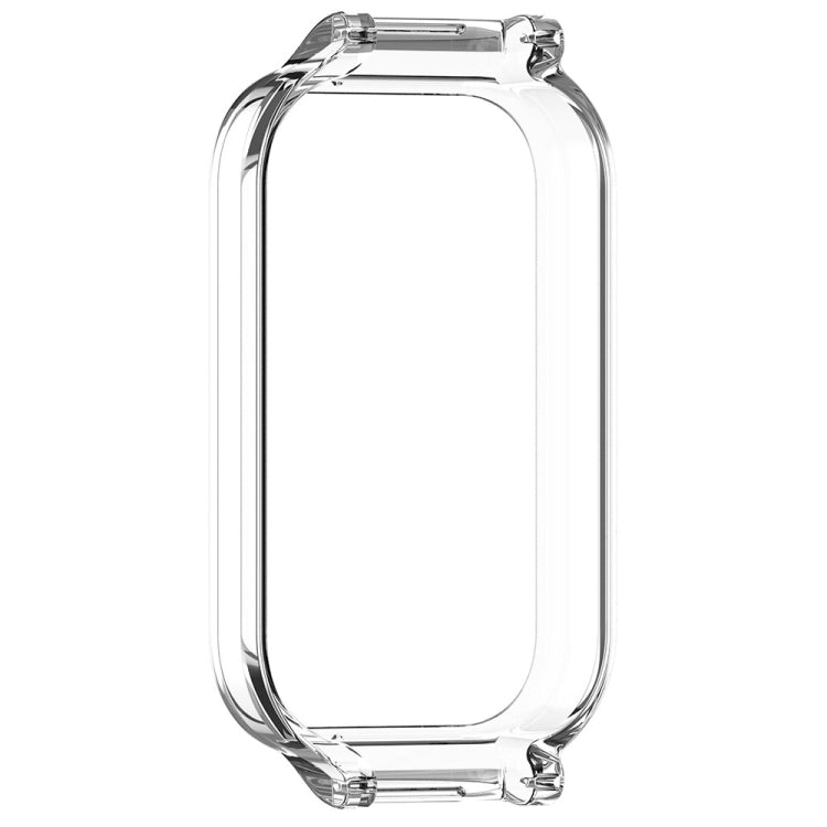 For Xiaomi Smart Band 8 Active Half Pack PC Watch Protective Case(Transparent White)
