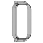 For Xiaomi Smart Band 8 Active Half Pack PC Watch Protective Case(Transparent Black)