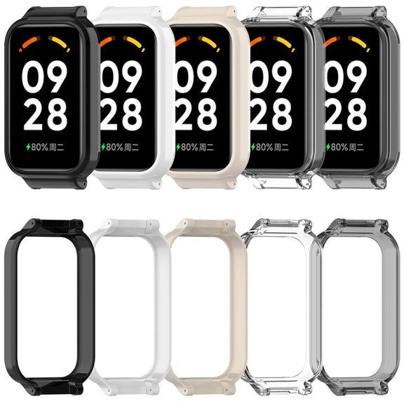 For Redmi Band 2 Half Pack PC Watch Protective Case(Creamy White)