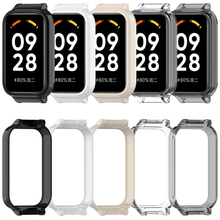 For Redmi Band 2 Half Pack PC Watch Protective Case(White) - Watch Cases by PMC TechLife | Online Shopping South Africa | PMC TechLife | Buy Now Pay Later Mobicred