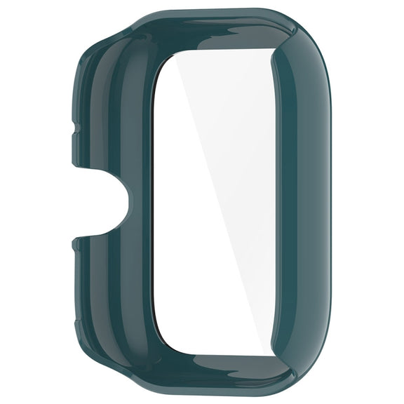 For vivo Watch GT PC + Tempered Glass Film Integrated Watch Protective Case(Pine Green)